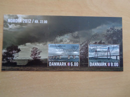 Danemark Danmark NORDIA 2012 Pont Reine Alexandrine Bro  Faro Bridge Brug Brücke Puente Denmark Dänische Autoadhésifs - Used Stamps