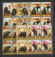 Guinée équatoriale Guinea 094A N°579/85 Bloc 4 Corrida Goya Bull Tableau Painting MNH ** - Guinea Ecuatorial