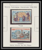 Niger 069 Non Dentelé Imperf N°175 ET 177 ART NEGRES MNH ** - Niger (1960-...)