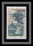 Mauritanie 005 PA N°20b Oiseaux (bird Birds Oiseau) Herons Spatules Overprint Surchargé  - Aves Gruiformes (Grullas)