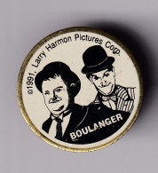 Pin's Cinéma1991 Larry Harmon Pictures Corp Laurel Et Hardy Boulanger Réf 8749 - Filmmanie