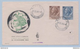 1954 REPUBBLICA - Siracusana N° 747/748 Non VIAGGIATA - FDC