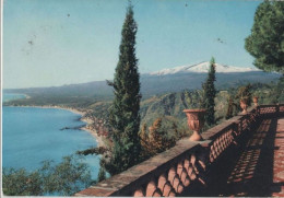 101256 - Italien - Taormina - Panorama Di Giardini Ed Etna - Ca. 1975 - Messina