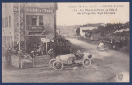 CPA Voiture Sport Automobile Non Circulé Circuit De Lyon ACF OPEL Piccard Pictet - Autres & Non Classés