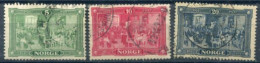NORWAY 1914 Independence Centenary Used.  Michel 93-95 - Gebraucht