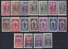 TCHAD - Série De 1924 - Unused Stamps