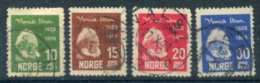 NORWAY 1928 Ibsen Centenary Used.  Michel 137-40 - Usati
