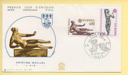 FDC N° 1789/1790 - EUROPA 1974 - CEPT - 75 Paris 20/04/1974 - 1970-1979