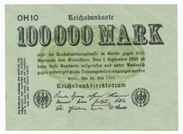 GERMANY, DEUTSCHLAND - 100 000 Mark 23.7. 1923. P91 Ro90a, AUNC. (D098) - 100.000 Mark
