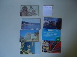 GREECE USED  PHONECARDS  LOT OF 7  FREE SHIPPING - Griekenland