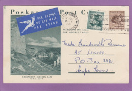 ENTIER POSTAL PAR AVION. GOLDEN GATE O. F. S. , 1961. - Aéreo