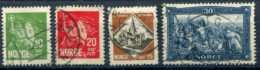 NORWAY 1930 King Olaf 900th Anniversary  Used.  Michel 155-58 - Used Stamps
