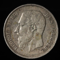  Belgique / Belgium, Leopold II, 5 Francs, 1875, , Argent (Silver), TTB (EF),
KM#24 - 5 Francs