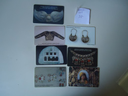 GREECE USED  PHONECARDS  LOT OF 7   FREE SHIPPING MUSEUM ART - Greece
