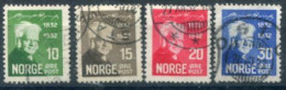 NORWAY 1932 Bjørnson Centenary Used.  Michel 163-66 - Usados