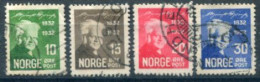 NORWAY 1932 Bjørnson Centenary Used.  Michel 163-66 - Usados