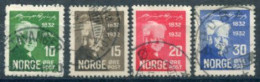 NORWAY 1932 Bjørnson Centenary Used.  Michel 163-66 - Oblitérés