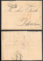 Austria - Hungary Pesth Pre-Phila Folded Letter Mailed To Debrecen 1833. Budapest - ...-1867 Prefilatelia