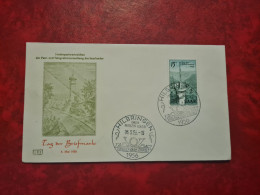 Lettre / Carte   1956      SAAR  HILBRINGEN TAD DER BRIEFMARKE FDC - Other & Unclassified