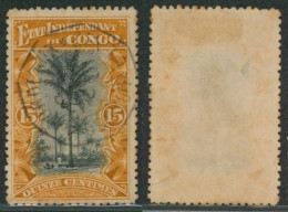 Congo Belge - Mols : N°20 Obl Paquebot (Les Chargeurs Réunis) "Congo-Bordeaux / LL N°2" - 1884-1894