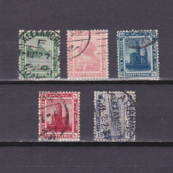 EGYPT 1921, SG# 85-93, Part Set, Architecture, Archeology, Used - 1915-1921 Protettorato Britannico