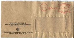 Böhmen Und Mähren Absenderfreistempel Chemisolo Prag1 12.12.44 Geschäftsbrief - Briefe U. Dokumente