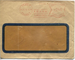 Böhmen Und Mähren Absenderfreistempel Verew Sdruzel Prag 24.6.42 - Covers & Documents