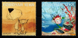 Dänemark Färöer 698-699 Postfrisch #NO930 - Isole Faroer