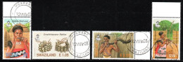 Swaziland - 2003 Nusical Instruments Set (o) # SG 721-724 - Swaziland (1968-...)