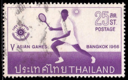 Thailand Stamp 1966 5th Asian Games Bangkok 25 Satang - Used - Tailandia