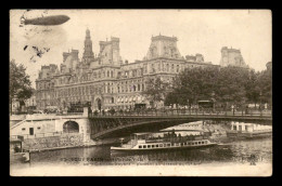 75 - PARIS 4EME - HOTEL DE VILLE - BORDS DE LA SEINE AU PONT D'ARCOLE - TOUT PARIS N°82 - EDITEUR FLEURY - Arrondissement: 04