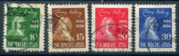 NORWAY 1934 Holberg Anniversary Set Used.  Michel 168-71 - Used Stamps