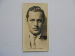 Cinéma Stars N° 71 ROBERT MONTGOMERY Chromo Trading Card Cigarettes Film Star Vedette Célébrité Cinéma Photographie - Other & Unclassified