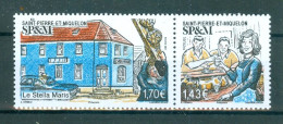 SAINT-PIERRE ET MIQUELON N° 1285** Et 1286** MNH SCAN DU VERSO - Patrimoine Architectural. - Unused Stamps