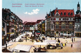 ALLEMAGNE SARRE SAARBRÜCKEN SARREBRUCK SANKT JOHANNER MARKTPLATZ PLACE DU MARCHE St JEAN - Saarbruecken