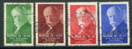 NORWAY 1935 Nansen Refugee Fund Set Of 4, Used.  Michel 172-75 - Usati