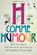 H Comme Humour (1983) De Jean-Paul Lacroix - Humour