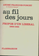 Au Fil Des Jours (1966) De André François-Poncet - Política