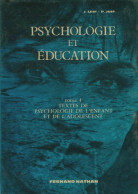 Psychologie Et éducation Tome IV (1971) De J. Leif - Psicologia/Filosofia