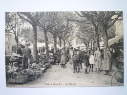 2024 - 2100  SALBRIS  (Loir-et-Cher)  :  Le Marché  -  TB Animation   XXX - Salbris