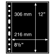 Leuchtturm Hüllen Schwarz Grande 1S (5er Pack) 333555 Neu ( - Otros & Sin Clasificación