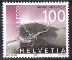 2004 Zu 1137 / Mi 1894 / YT 1810 UNESCO Monte San Giorgio ** / MNH - Nuovi