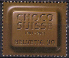 2001 Zu 1024 / Mi 1759 / YT 1684 Chocolat ** / MNH Voir Description - Nuovi