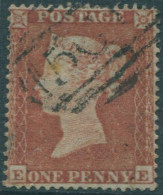 Great Britain 1854 SG17 1d Red-brown QV **EE Die 1 Perf 16 Blued FU (amd) - Non Classés