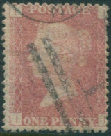 Great Britain 1858 SG43 1d Red QV IIII Plate 174 Fine Used (amd) - Unclassified