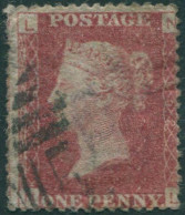 Great Britain 1858 SG43 1d Red QV LNNL Plate 162 Fine Used (amd) - Non Classificati