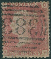 Great Britain 1858 SG43 1d Red QV FBBF Plate 83 Fine Used (amd) - Non Classés