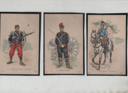 Infanterie Cycliste Artillerie Chasseur à Cheval L'H. - Uniformen