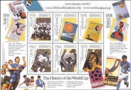 Dominica - 2001 - The History Of The World Cup - Yv 2792/97 - Other & Unclassified