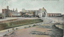 ZICHT OP DE HYPODROOM VANHET PALACE HOTEL - Oostende